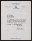 Letter from Kinston Rotary Club to John K. Wooten
